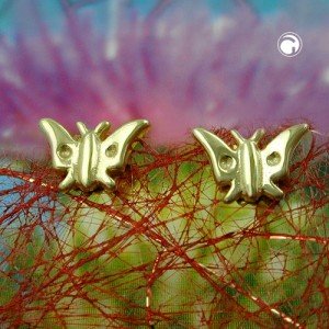 Ohrstecker Schmetterling 375 Gold