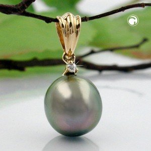 Anhänger Tahiti-Perle 585 Gold