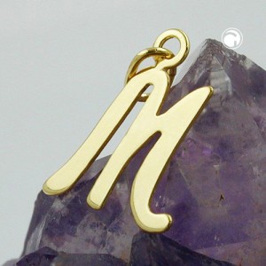 Anhänger Buchstabe M 333 Gelbgold