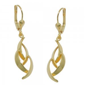 Ohrring glänzend 333 Gelbgold