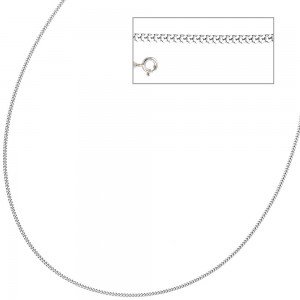 Panzerkette 925 Sterling Silber 1,7mm 38cm Halskette Kette Silberkette