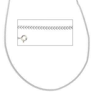 Panzerkette 925 Sterling Silber 2mm 60cm Halskette Kette Silberkette Federring