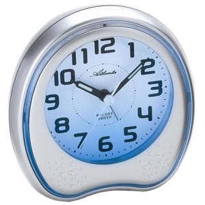 Wecker Quarz leise ohne Ticken mit Licht Snooze Farbwechsel