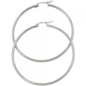 Creolen rund Edelstahl Ohrringe Edelstahlohrringe Edelstahlcreolen