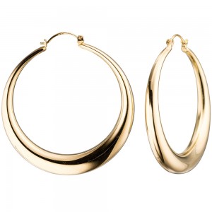 Creolen rund 333 Gelbgold Ohrringe Goldohrringe Goldcreolen