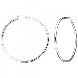 Creolen rund 925 Sterling Silber Ohrringe Silberohrringe Silbercreolen