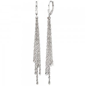 Boutons 925 Sterling Silber Ohrringe Ohrhänger Silberohrringe
