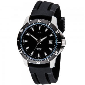 JOBO Herren Armbanduhr Quarz Analog Edelstahl Datum Herrenuhr