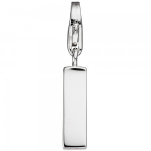 Einhänger Charm Buchstabe I 925 Sterling Silber Anhänger für Bettelarmband