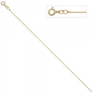 Venezianerkette 925 Sterling Silber gold vergoldet 0,9mm 42cm Kette Halskette