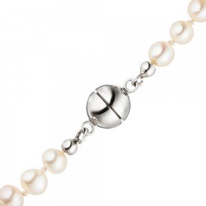 Magnet-Schließe aus 925 Sterling Silber Verschluss für Perlenketten