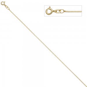 Venezianerkette 925 Sterling Silber gold vergoldet 0,9mm 42cm Kette Halskette