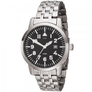 JOBO Herren Armbanduhr Quarz Analog Edelstahl Herrenuhr mit Datum