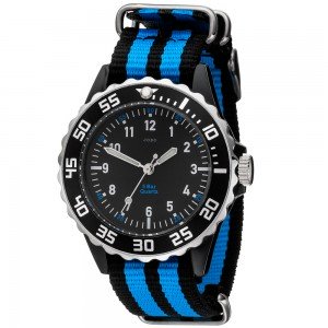 JOBO Kinder Armbanduhr Quarz Analog schwarz blau Kinderuhr