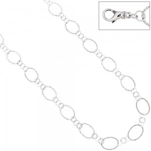 Halskette Kette 925 Sterling Silber 80cm Silberkette Karabiner