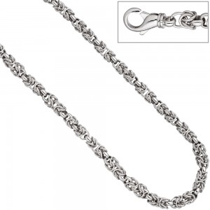 Halskette Kette 925 Sterling Silber 50cm Silberkette Karabiner