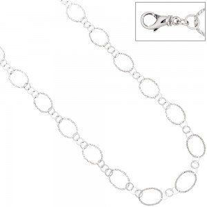 Halskette Kette 925 Sterling Silber 80cm Silberkette Karabiner