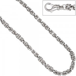 Halskette Kette 925 Sterling Silber 50cm Silberkette Karabiner