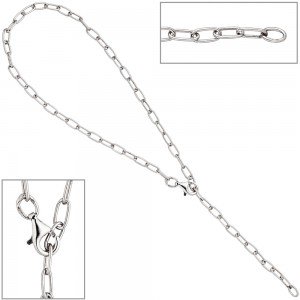 Fußkettchen Fußkette 925 Sterling Silber 27cm variabel verkürzbar Karabiner