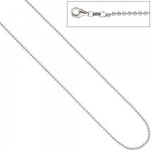 Kugelkette 925 Silber 2,0mm 45cm Kette Halskette Silberkette Karabiner