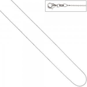 Kugelkette 925 Silber diamantiert 1,2mm 38cm Kette Halskette Silberkette
