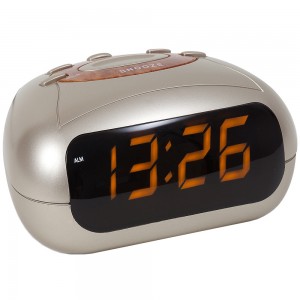 Atlanta Wecker Netzwecker digital LED-Anzeige Snooze Digitalwecker