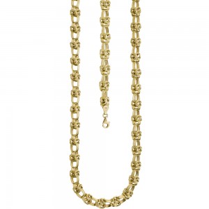 Halskette Kette 375 Gelbgold 46cm Karabiner