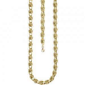 Halskette Kette 375 Gelbgold 46cm Karabiner
