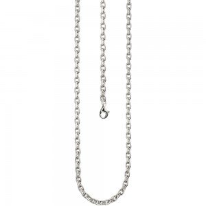 Ankerkette 925 Silber diamantiert 3,9mm 55cm