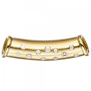 Anhänger 585 Gelbgold 11 Diamanten Brillanten Goldanhänger