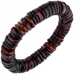 JOBO Armband Bernstein Bernsteinarmband endlos und flexibel