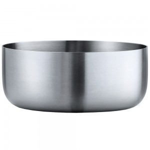 Snackschale Schale BASIC Edelstahl matt 250ml Inhalt