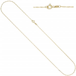 Haferkornkette 585 Gelbgold 1,2mm 45cm