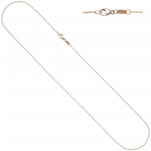 Ankerkette rund 585 Rotgold 1,0mm 45cm