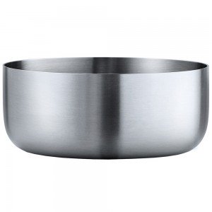 Snackschale Schale BASIC Edelstahl matt 250ml Inhalt