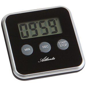 Kurzzeitmesser Atlanta digital schwarz mit Magnet Küchen Timer