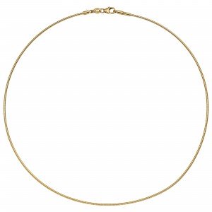 Halsreif 585 Gelbgold 42cm