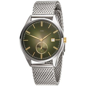Herren Armbanduhr Quarz Analog Edelstahl Datum