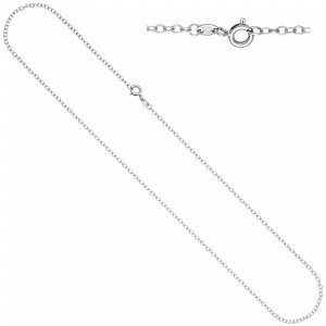 Ankerkette weit 333 Weißgold 2,0mm 60cm