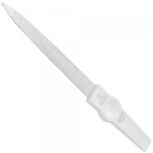 Pfeilring Nagelfeile, weiß, 13cm,