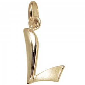 Anhänger Buchstabe L 375 Gelbgold Buchstabenanhänger