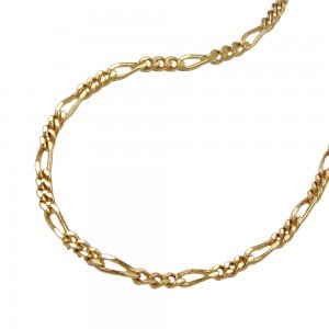 Kette Figarokette 585 Gold 42cm