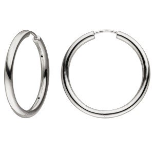 Creolen 925er Sterling Silber Ohrringe