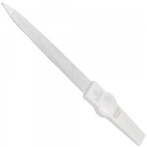 Pfeilring Nagelfeile, weiß, 13cm,