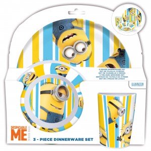 Frühstücks-Set 3-teilig aus Melamin Kindergeschirr