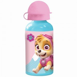 Trinkflasche aus Aluminium türkis rosa 400ml