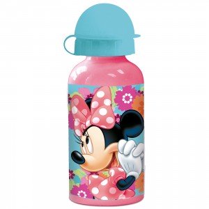 Trinkflasche aus Aluminium rosa 400ml