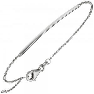 Armband 585 Weißgold 18cm Weißgoldarmband