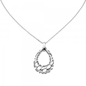 Collier Halskette Tropfen 925 Sterlingsilber 45cm Kette Silberkette