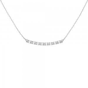 Collier Halskette 925 Sterlingsilber 45cm Kette Silberkette